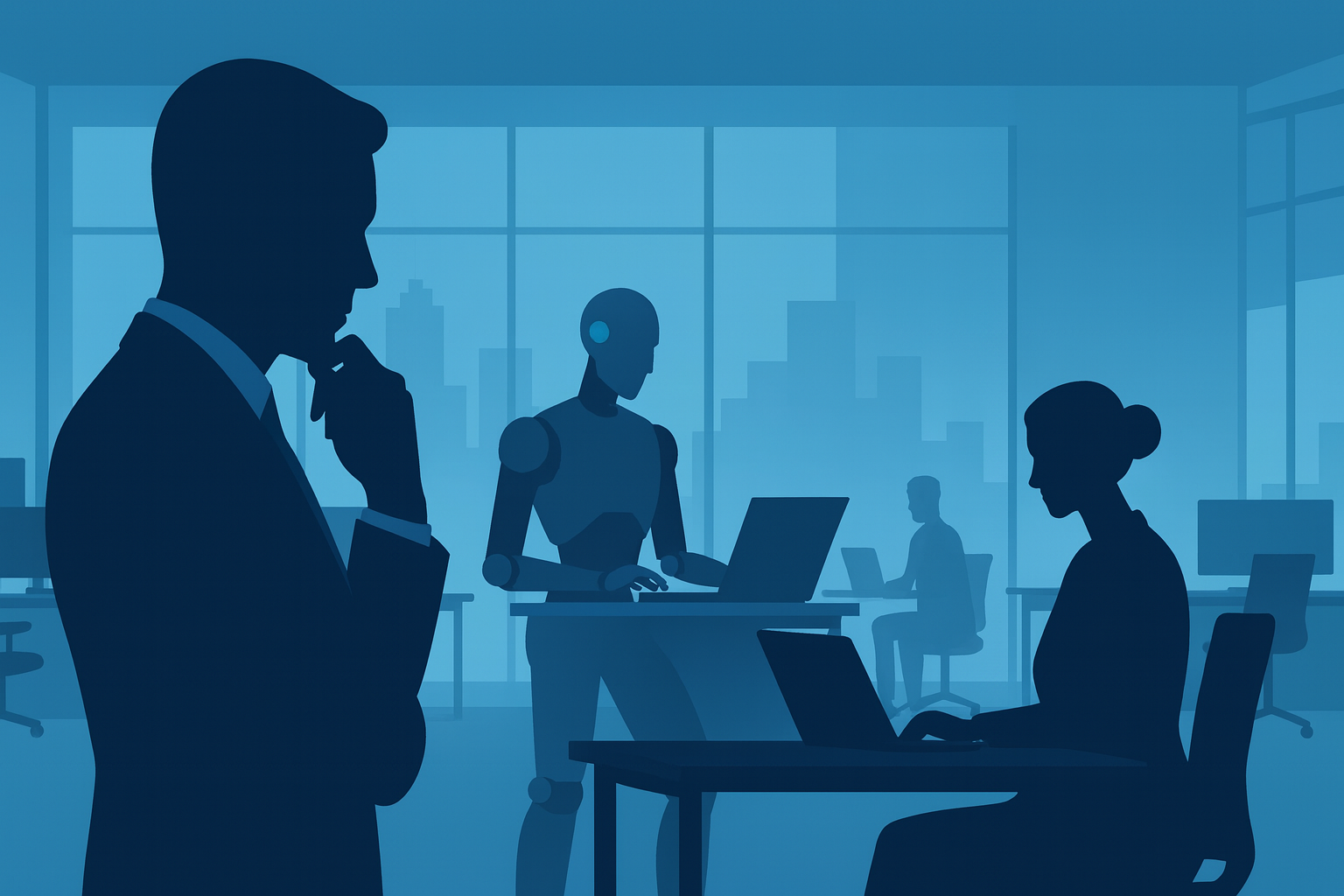 Artificial intelligence systems transforming professional work environments