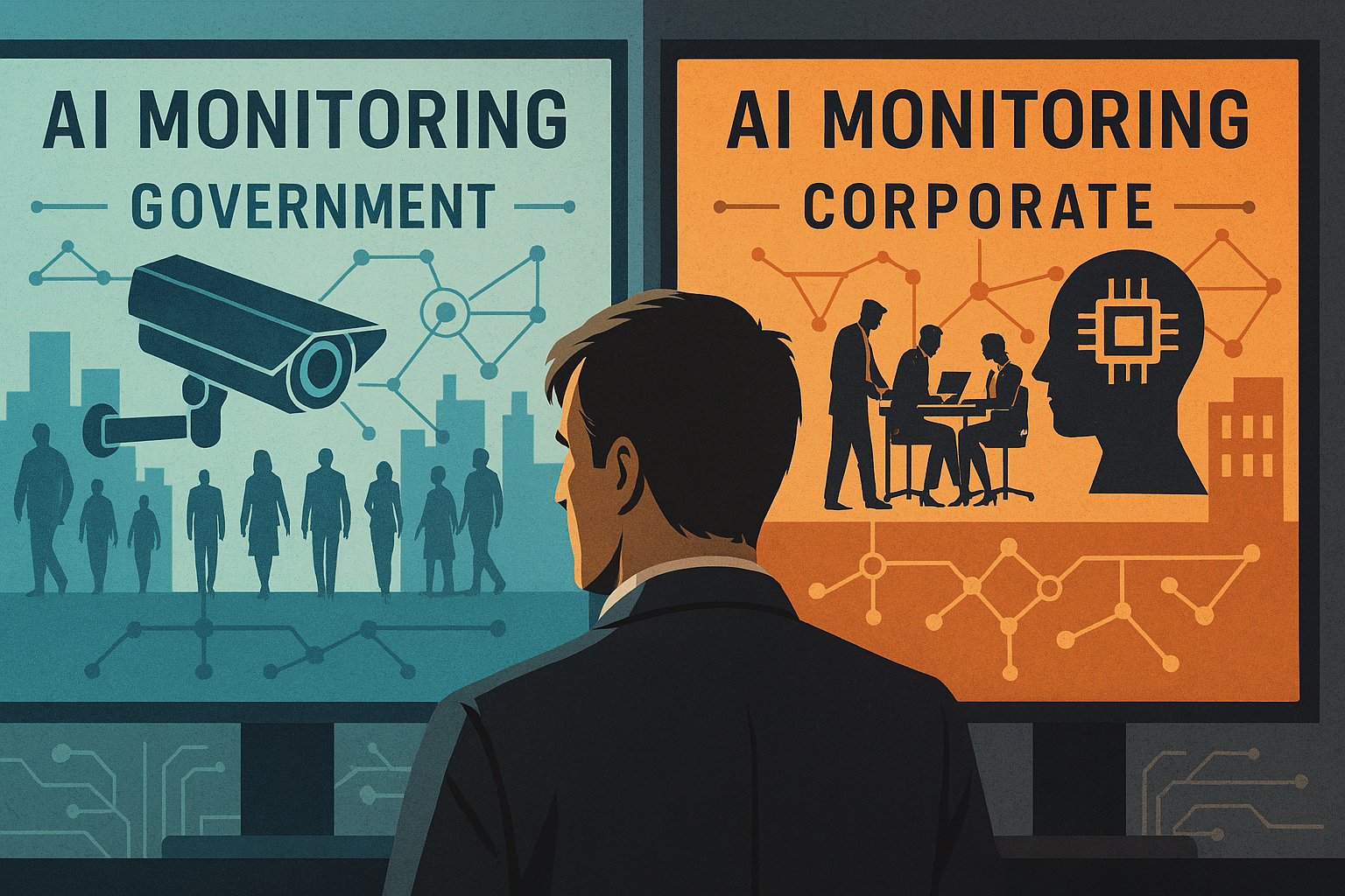 Abstract visualization of algorithmic control systems